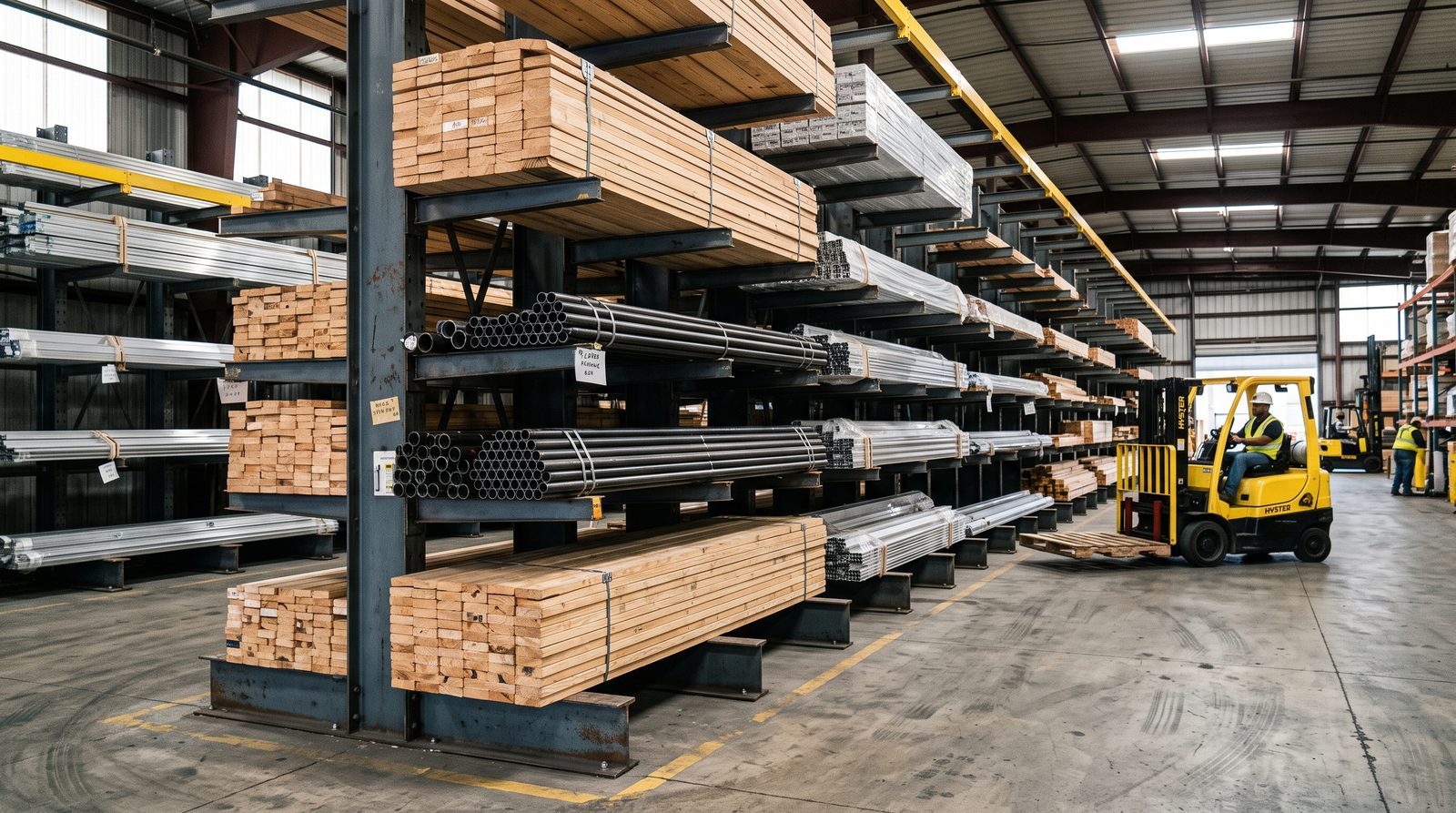 Qu'est-ce que le rayonnage cantilever — bras, colonnes et charges