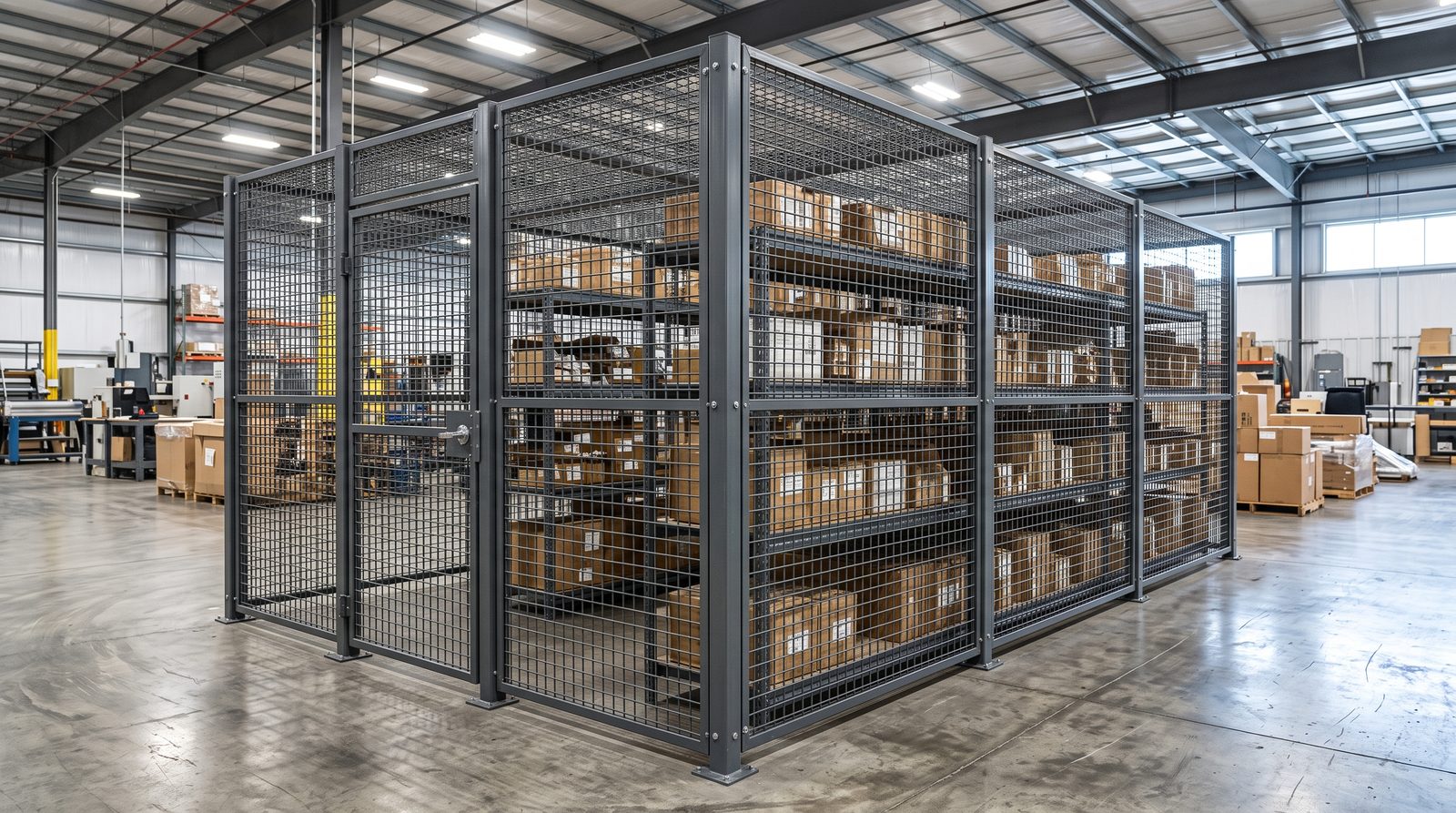 Wire mesh partitions guide — cages, enclosures and gates
