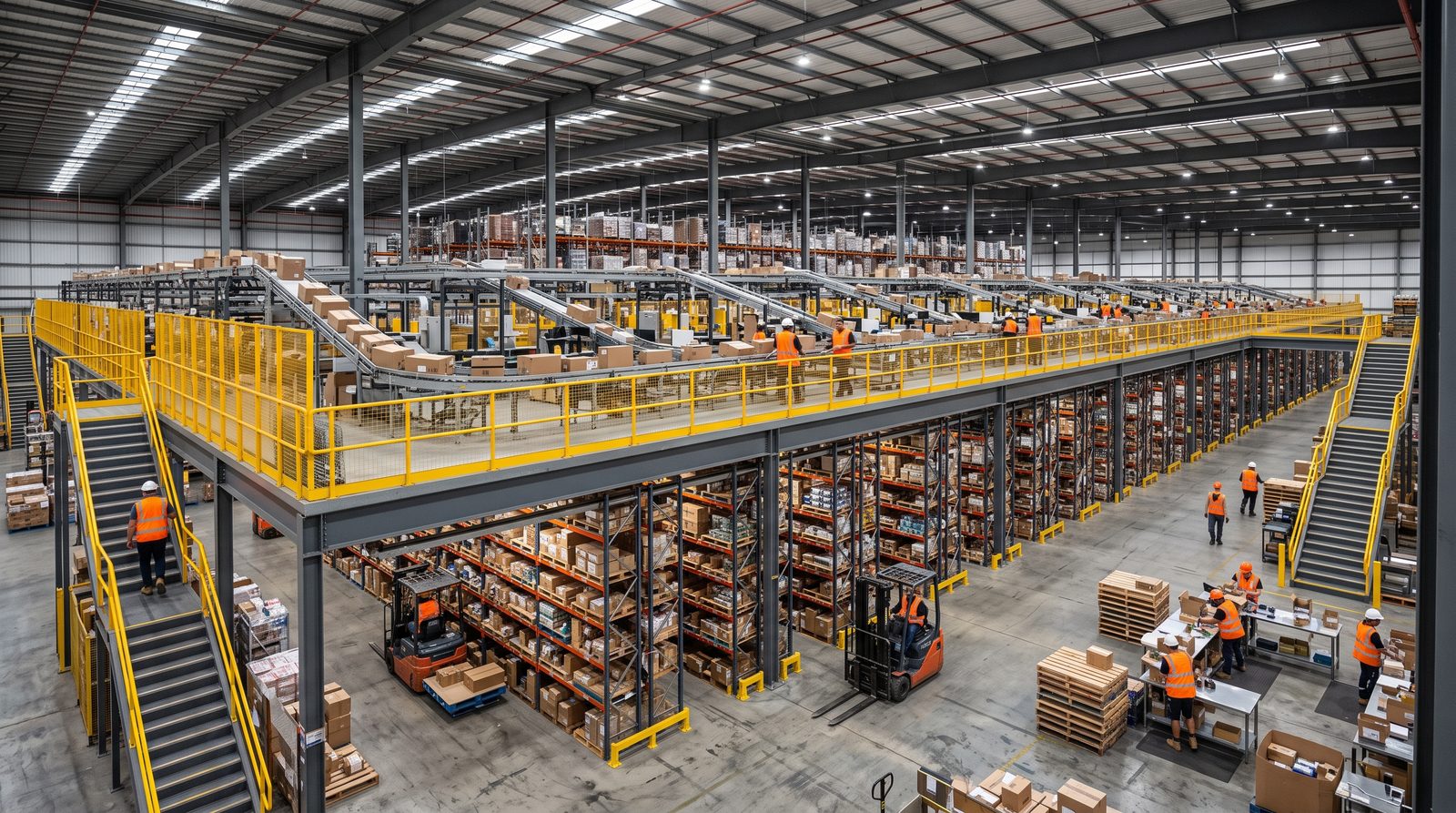 Guide de planification d'une mezzanine d'entrepôt